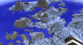 Antarktis genskabt i Minecraft