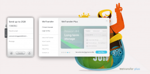 Med Wetransfer kan du sende store filer nemt og hurtigt - Gratis